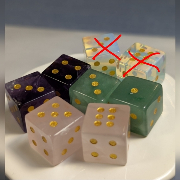 Other - Gemstone Dice - Price Is For One Pair